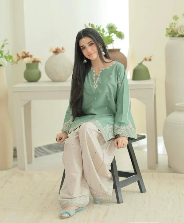 Urge 2 Piece Lawn Embroidered dress WC1343