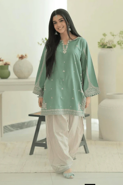 Urge 2 Piece Lawn Embroidered dress WC1343