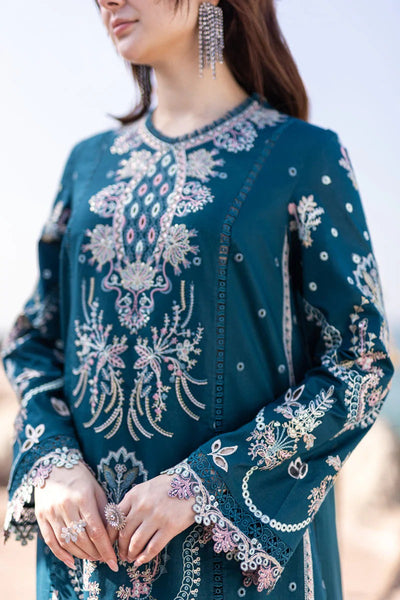 Qalamkar 3 Piece Chickenkari Embroidered Lawn Suit WC1035