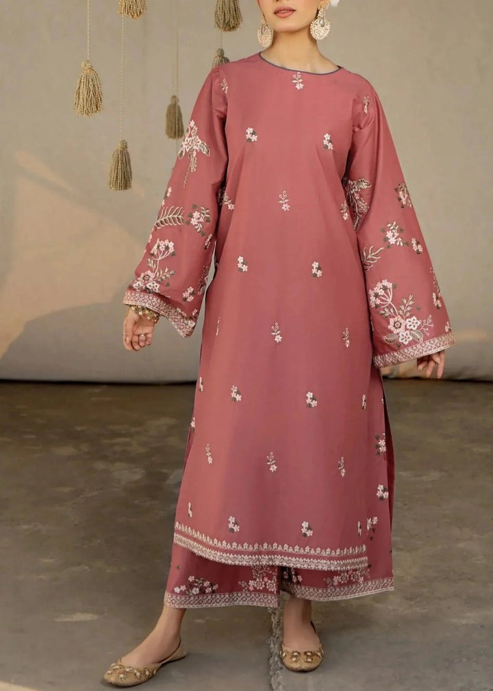 Sapphire Embroidered Dhanak dress 2 Piece WC865