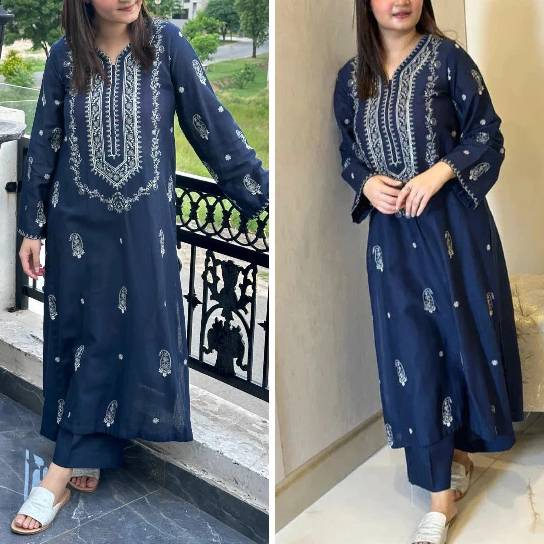 Urge 2 Piece Lawn Embroidered Dress WC1066