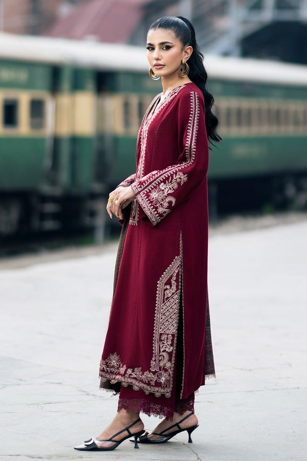 Jazmin Winter 3 Piece Dhanak Embroidered Suit WC1108