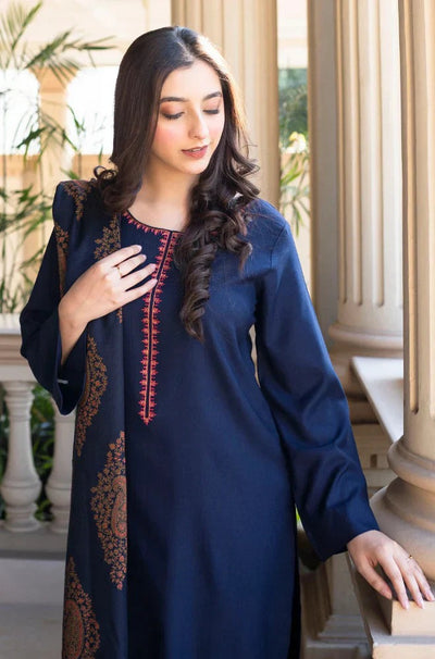 Asling Winter 3 Piece Dhanak Embroidered Suit WC1202
