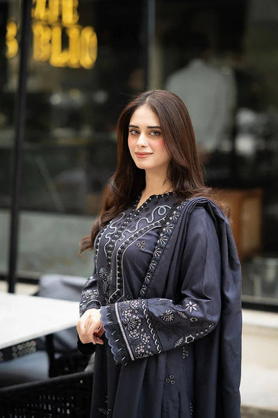 Libass Winter 3 Piece Dhanak Embroidered Suit WC1203