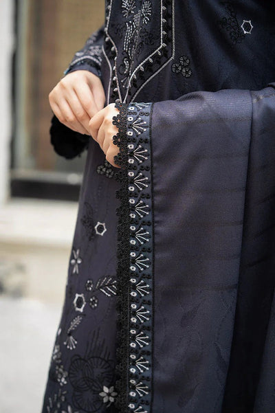 Libass Winter 3 Piece Dhanak Embroidered Suit WC1203