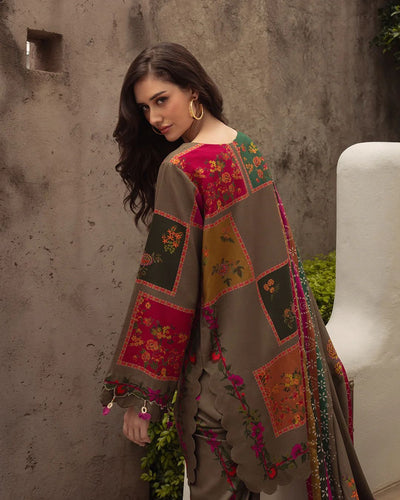 Charizma Winter 3 Piece Karandi Digital Print Dress WC1223