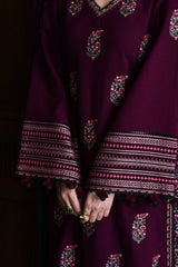 Winter Dhanak Embroidered Shirt With Dhanak Embroidered Shawll 3 Piece WC1236