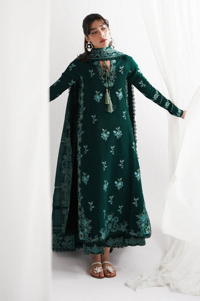 WInter 3 Piece Dhanak Embroidered Shirt with Dhanak Embroidered Shawll and Trouser WC1235