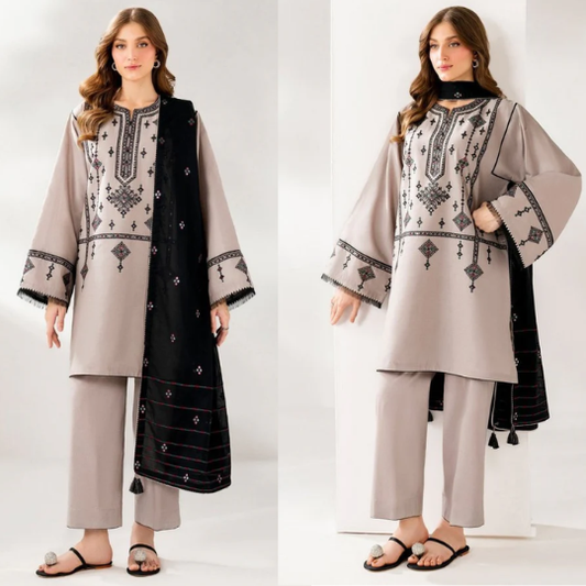Jazmin 3 Piece Lawn Embroidered Suit WC1237