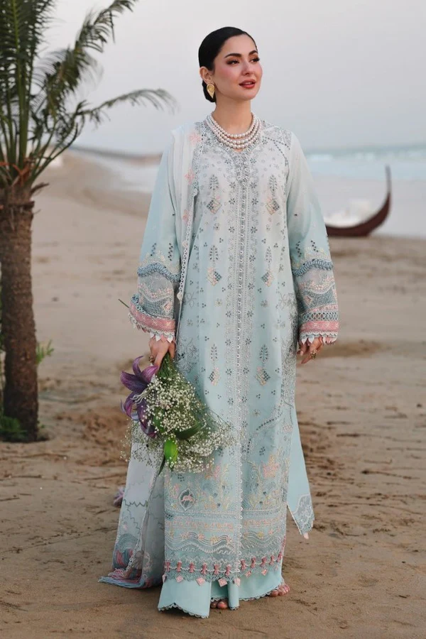 Qalamkar 3 Piece Lawn Chickenkari WC1321