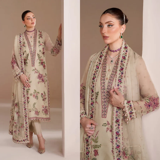 Alizeh 3 Piece Embroidered Dress WC1341