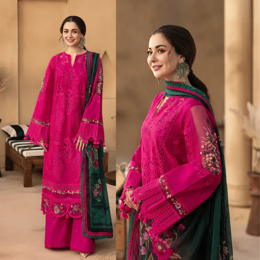 Rehan Rehar 3 Piece Embroidered Lawn Suit WC182