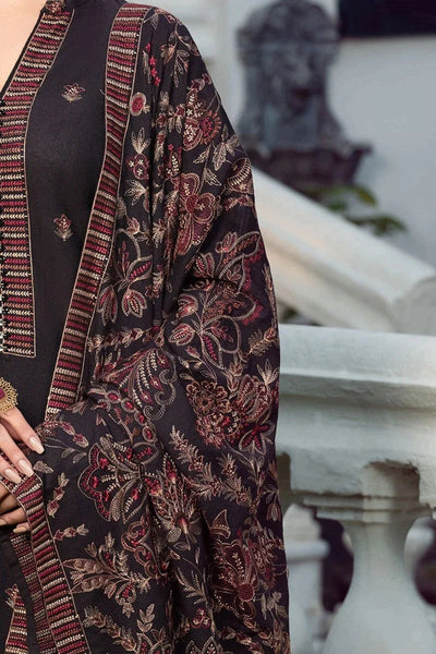 Winter Unstitched Dhanak Embroidered Dress with Shawll WC420
