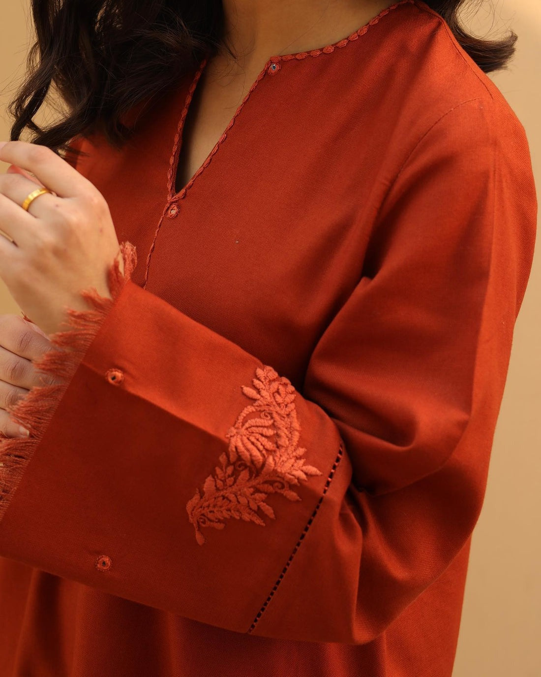 Unstitched Winter Embroidered Dhanak Dress with Dhanak Embroidered Shawll 3PC