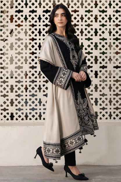 Jazmin 3 Piece Dhanak Embroidered Suit WC196