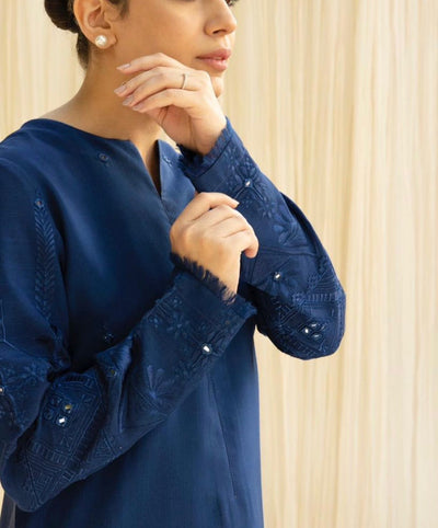 Unstitched Summer Embroidered Lawn Dress With Organza Embroidered Dupatta 3PC WC719