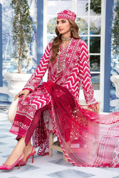 Unstitched Summer Digital Printed Airjet Lawn Suit 3PC WC792