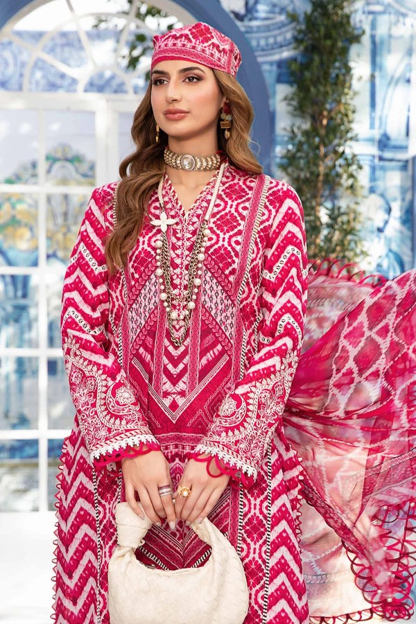 Unstitched Summer Digital Printed Airjet Lawn Suit 3PC WC792