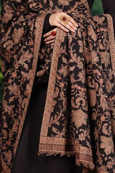 Bareeze Winter Dhanak Dress Embroidered Dhanak Shawll WC880
