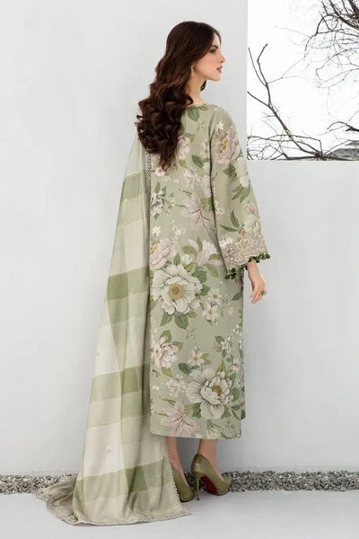Baroque Winter 3 Piece Printed Soft Karandi Suit WC942