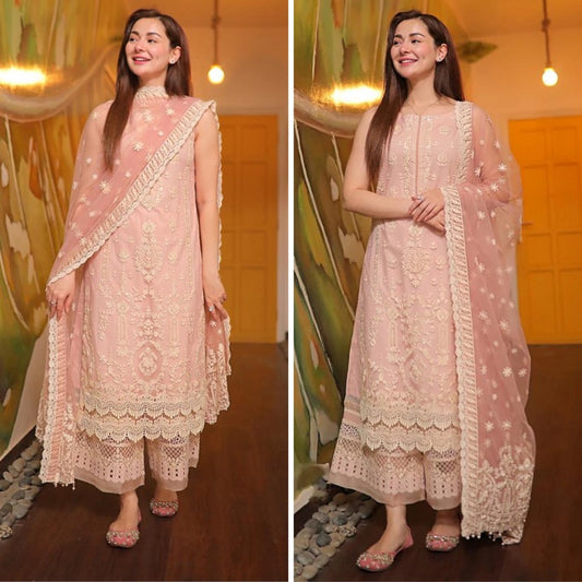 Faiza Saqlain Embroidered Lawn 3 Piece Dress WC979
