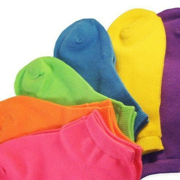 TeeHee Women's Acrylic No Show Low Cut Basic 6-Pack