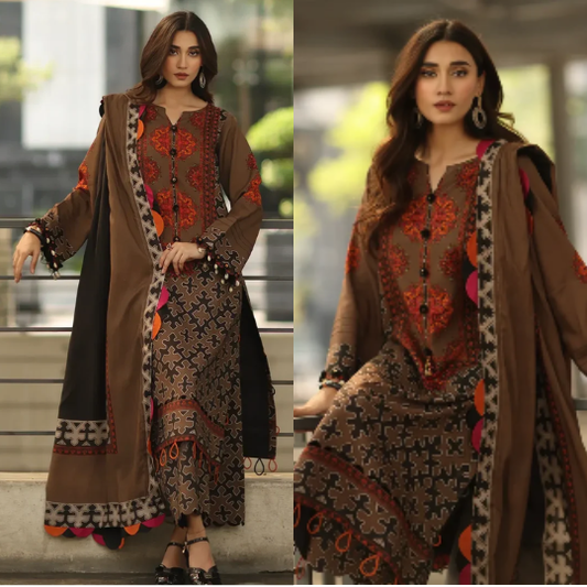 Charizma 3 Piece Karandi Digital Print Dress WC196