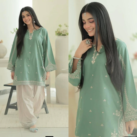 Urge 2 Piece Lawn Embroidered dress WC1343