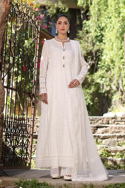 WC842-Bareeze Embroidered Summer 3 Piece lawn dress with embroidered chiffon dupatta